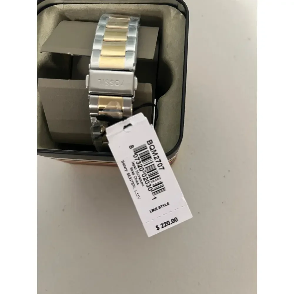 Fossil BQM2707 Bannon Multifunction Two-Tone Stainless Steel Watch